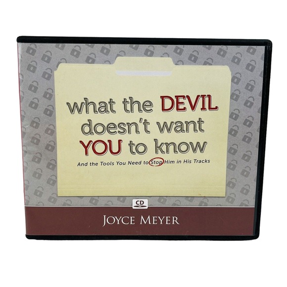 What The Devil Doesn't Want You To Know 4 CD Set Joyce Meyer‎ Ministries - Picture 1 of 3